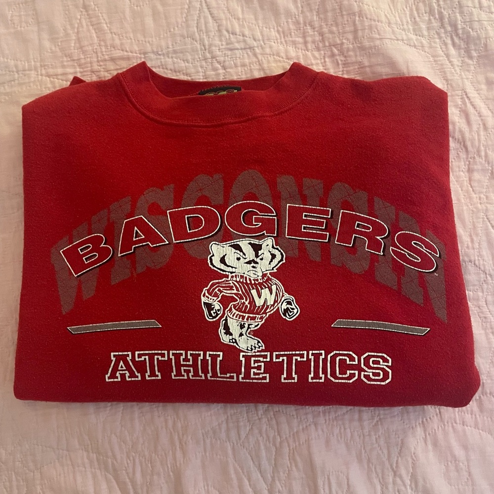 Vintage Wisconsin Badgers Crewneck Sweatshirt